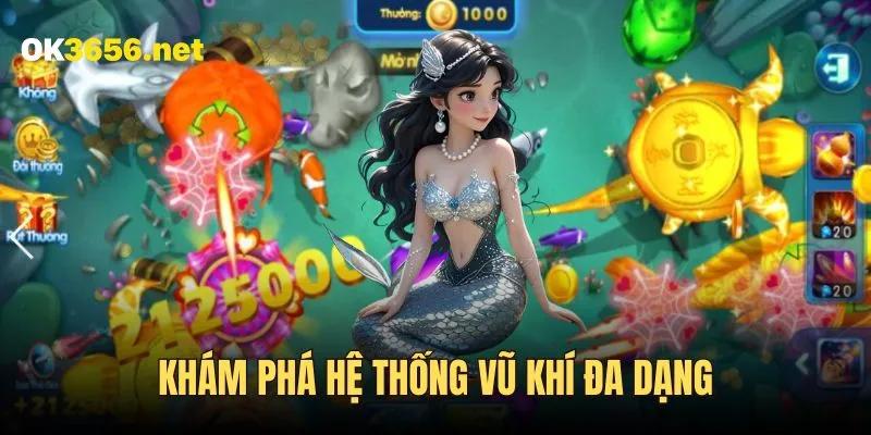 Khám phá dàn vũ khí bùng nổ